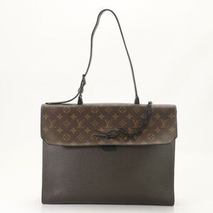 Louis Vuitton Monogram Taiga Robust Briefcase M30591 Leather Business Bag